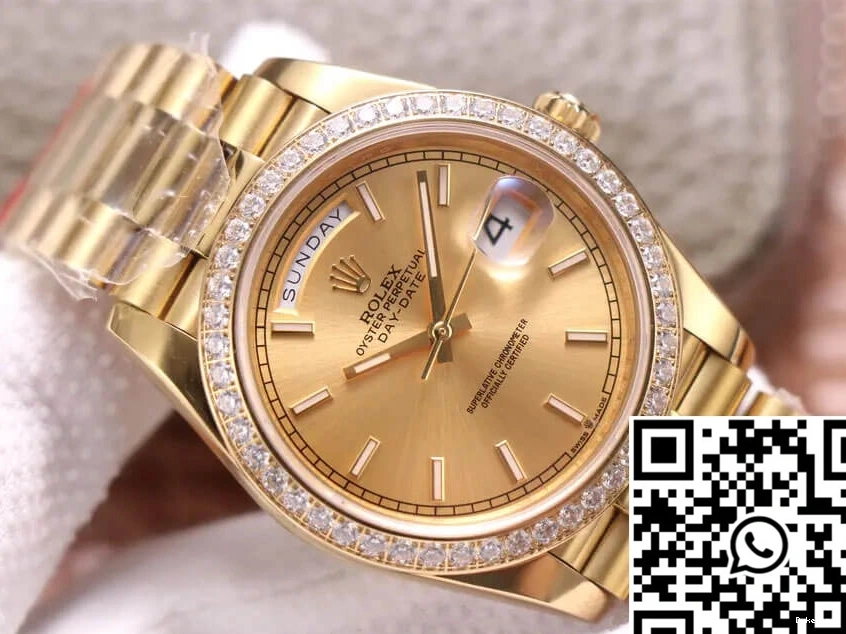 Champagne Rolex EW Dial Factory M228348RBR-0008 Day-Date 0315